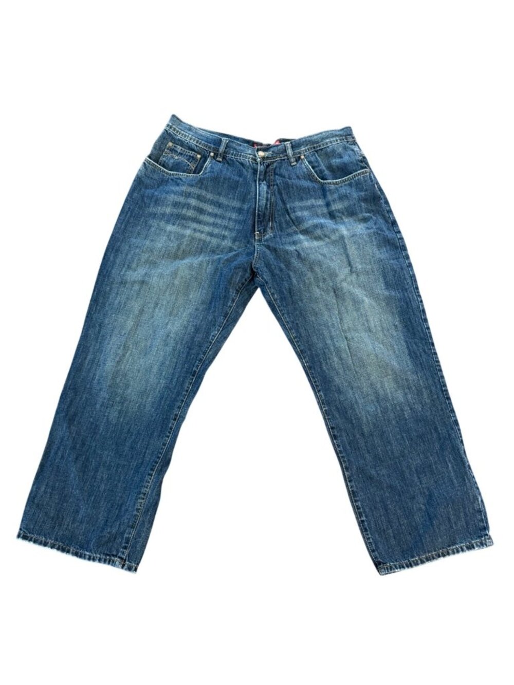Vintage y2k Culture Denim Blue Jeans W42 L32 Premium Denim Outfits 100% Cotton R